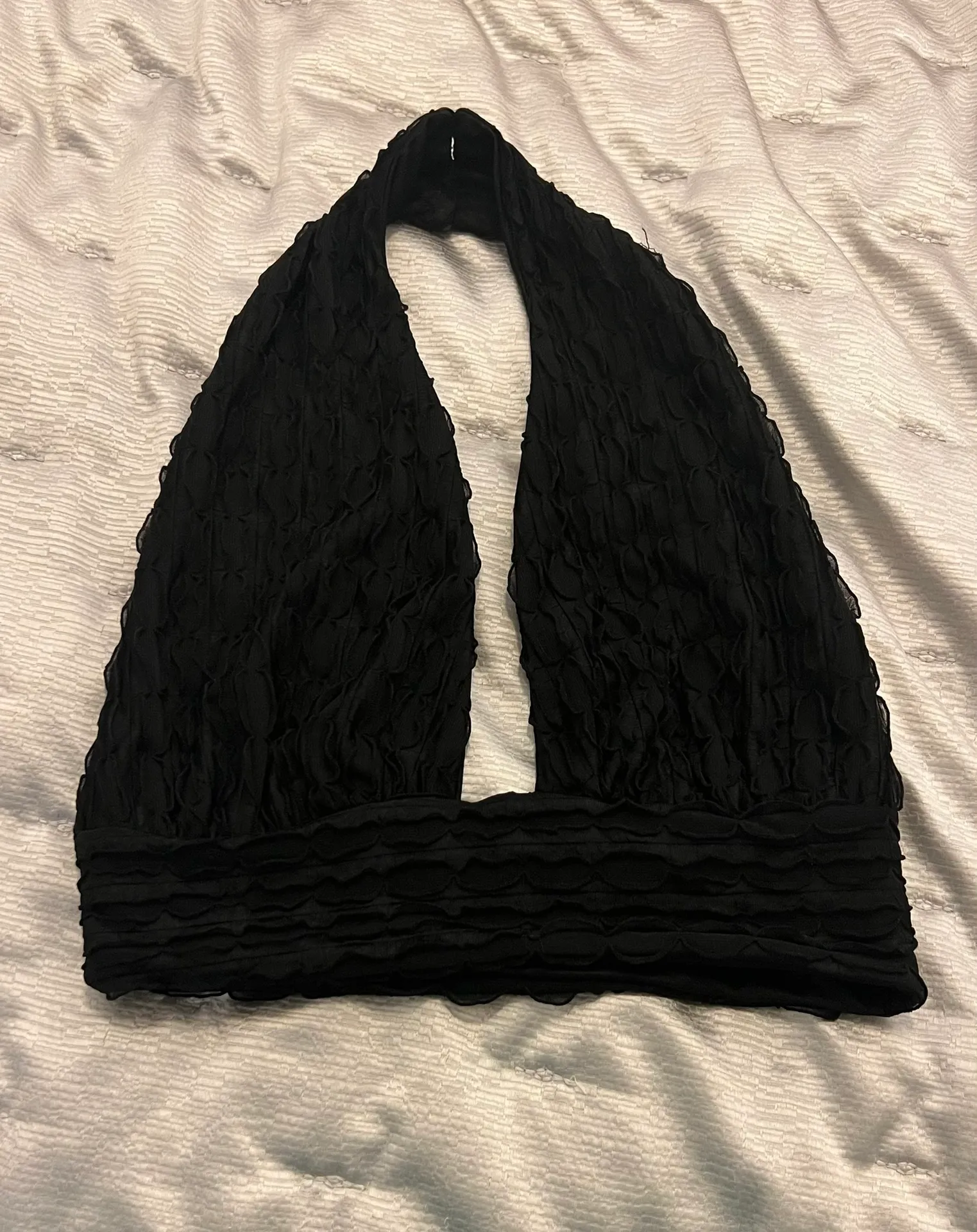 SheIn Black Cross Top - Image 4