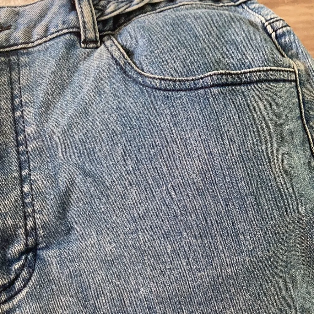 Topshop Moto Braided Jean Shorts sz 10 - Image 9