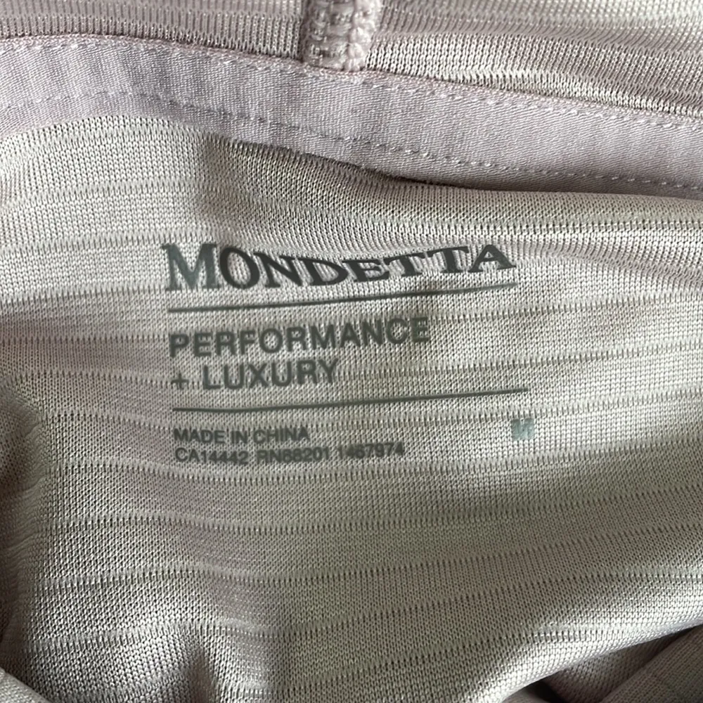 Mondetta Lightweight Ottoman Hoodie Pink Cloud Pullover - Image 6