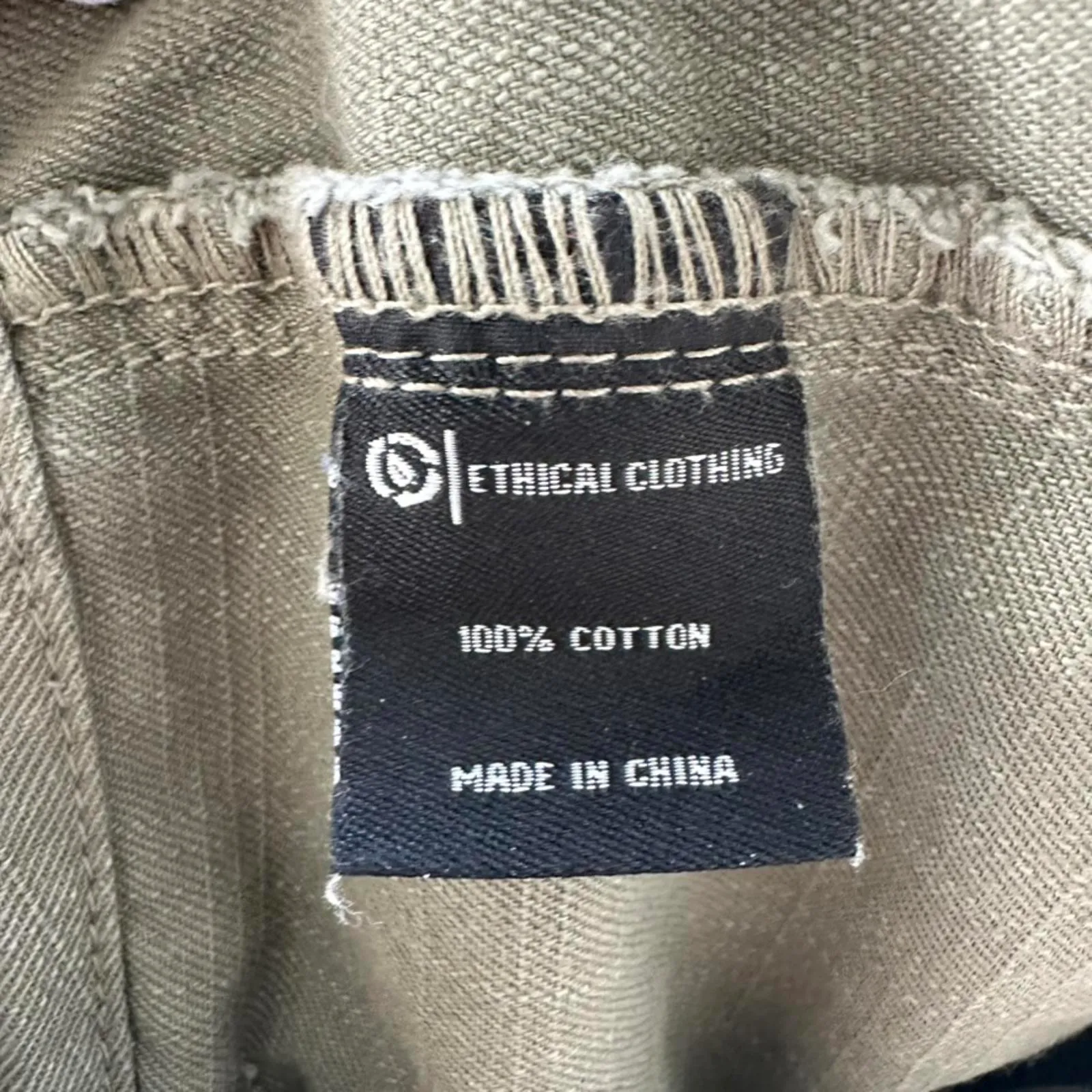 PTCL Cargo Pocket Mini Skort Olive Green Summer Casual Party Festival Size 26 - Image 9