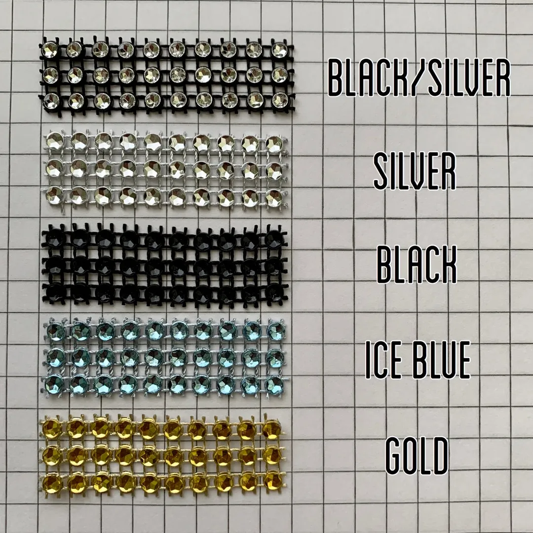 Handmade dripp- sparkle face mask - Image 3