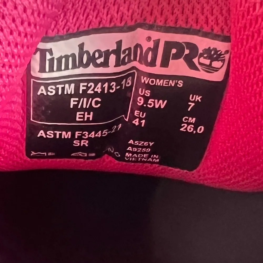 Timberland PRO Powertrain EV Composite Toe Women's Shoe NEW Size 9.5 #B1463A Black - Image 7