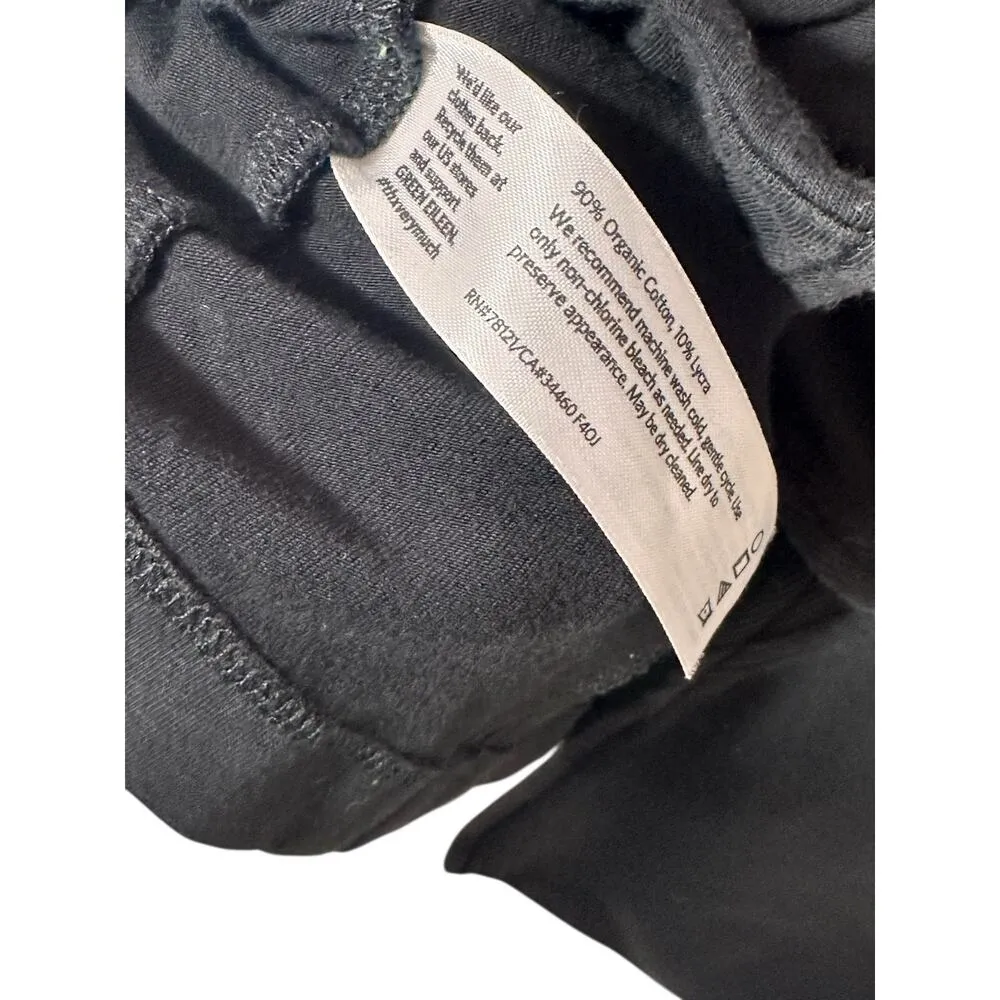 Eileen Fisher Black Asymmetrical Snap Jacket PS Petite - Image 3