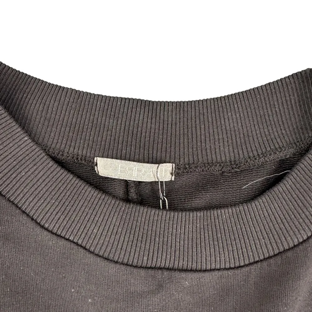 Errant Black Long Sleeve Tunic Dress With Pockets NWT Oversized Small Cotton - Image 4