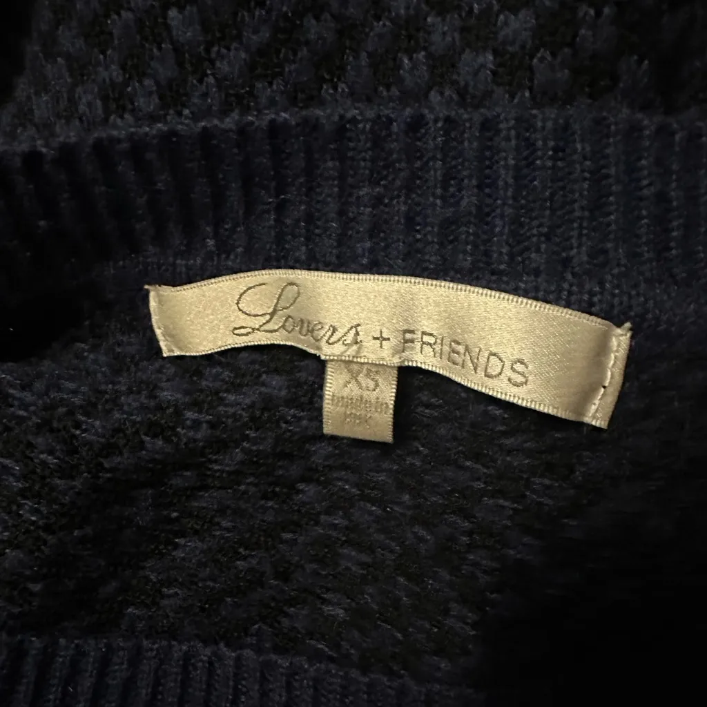 Lover and Friends Plaid Lawrence Sweater XS - Image 4