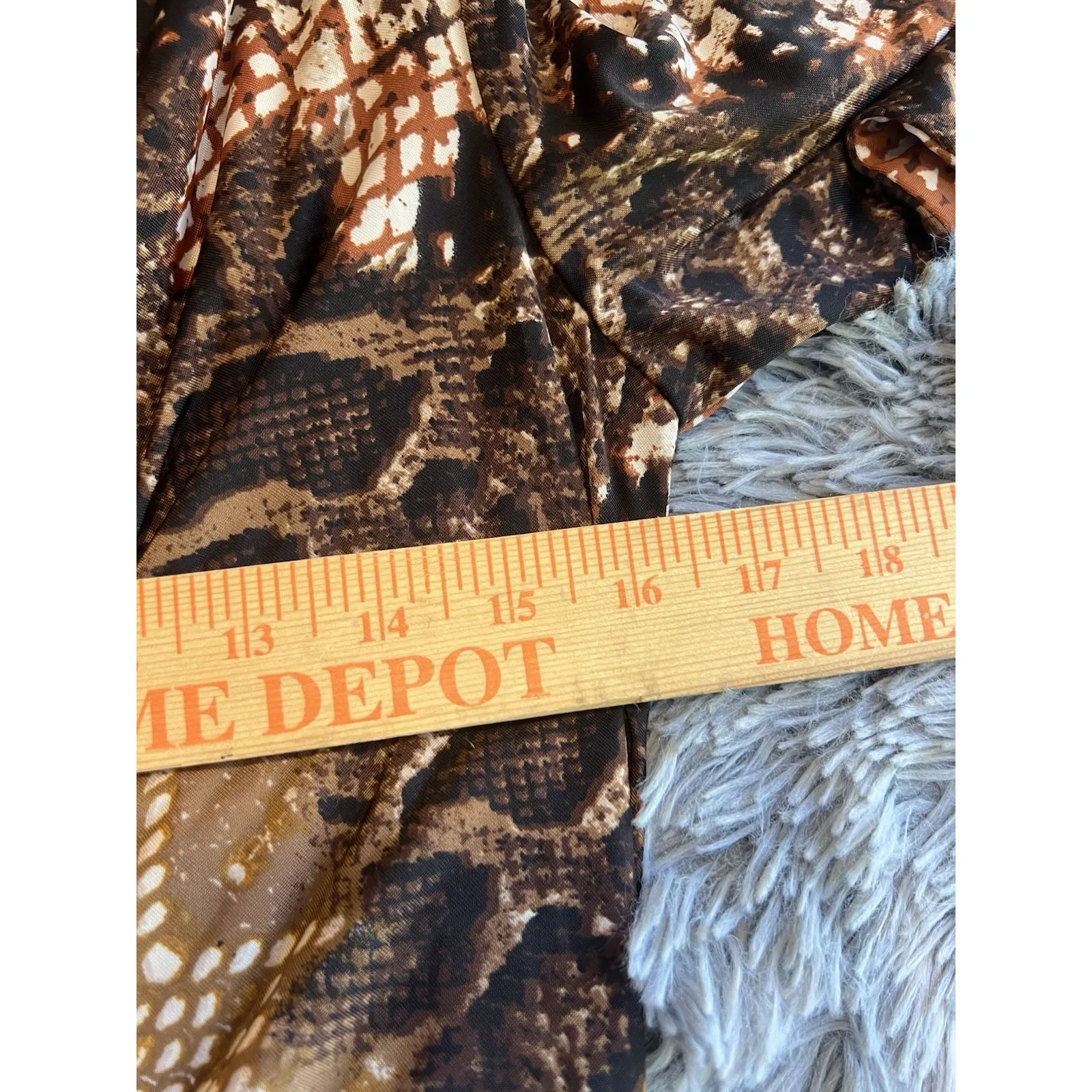 RONNI NICOLE Multicolored Animal Print Midi‎ Length Dress Size 10 - Image 5