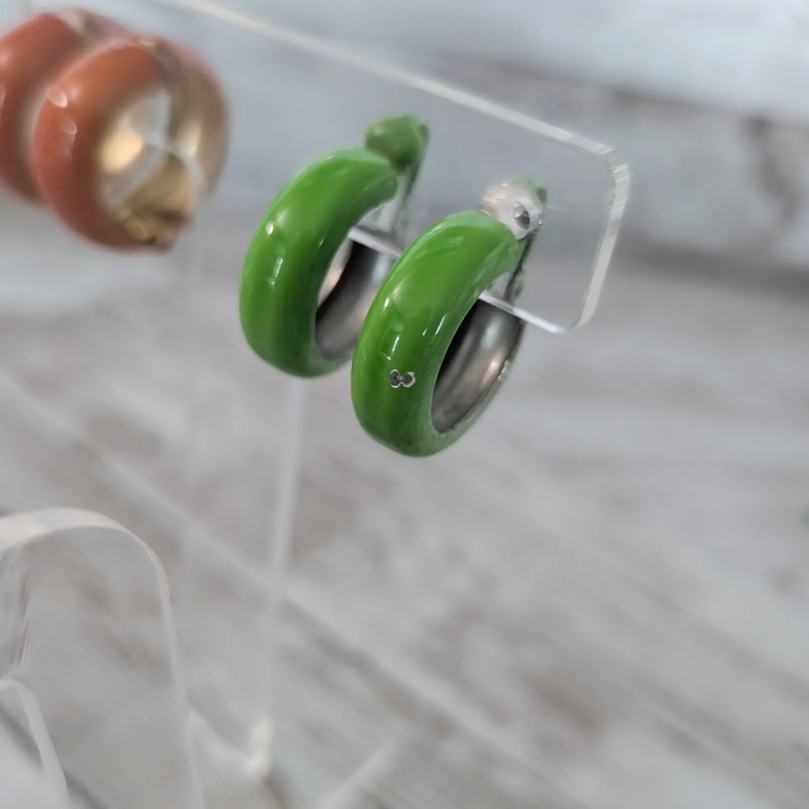 Vintage Clip On Earrings - Image 6