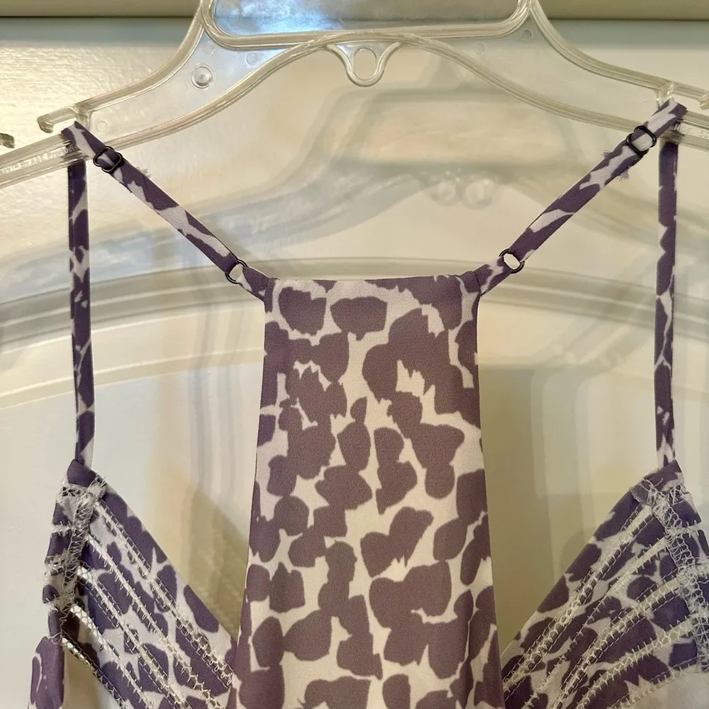 SOCIALITE - Racerback V-neck Animal Print Mini Dress - BRAND NEW! - Image 3