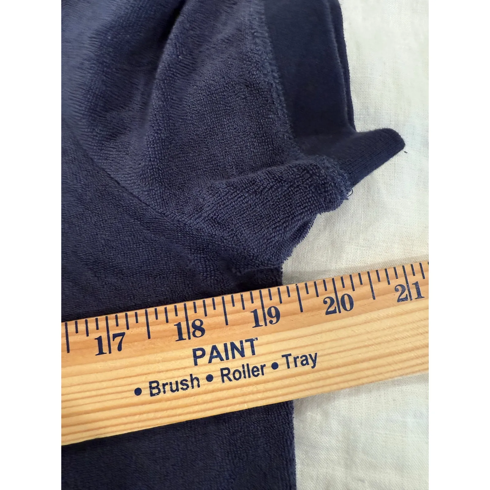 Juicy Couture Short Sleeve Full Zip Fleece Hoodie Jacket Blue Women's Size Large - Image 9