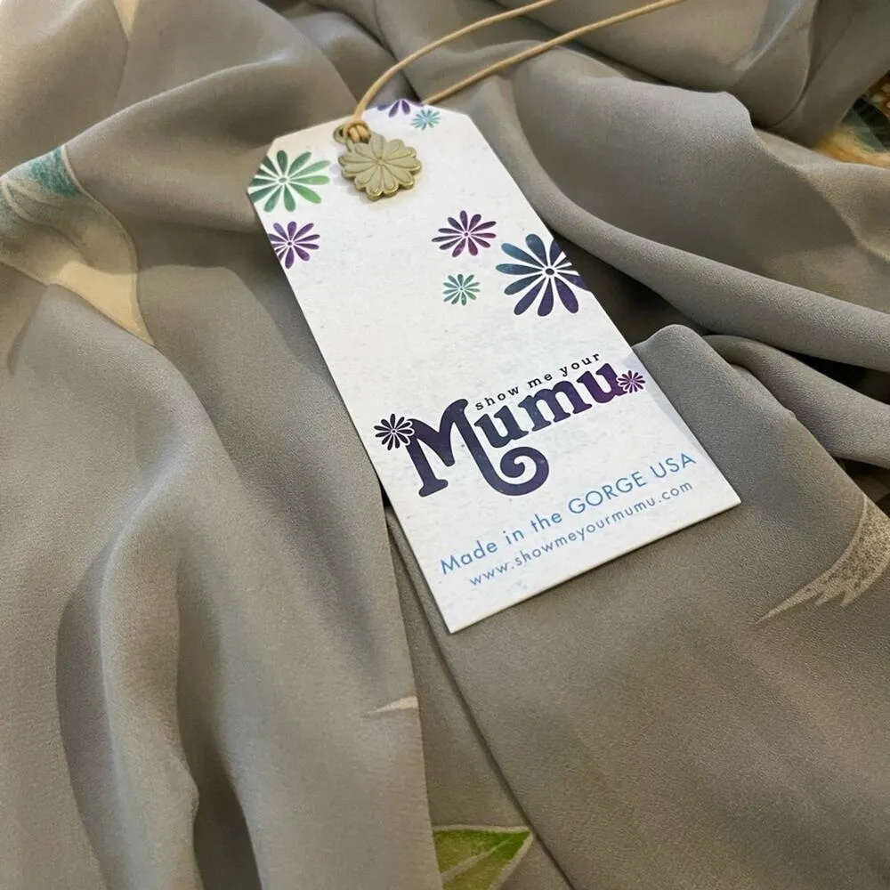 Show Me Your Mumu NEW Size XXS  Kendall Chiffon V Neck Maxi Bridesmaid Dress - Image 5