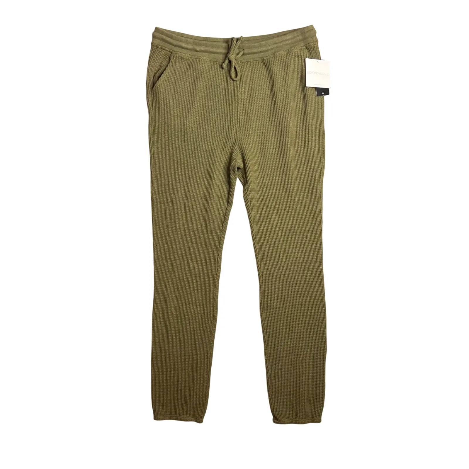 Beyond Yoga Weekend Sweatpant in Olive Size XL Weekender Pant Waffle Knit NWT - Image 3