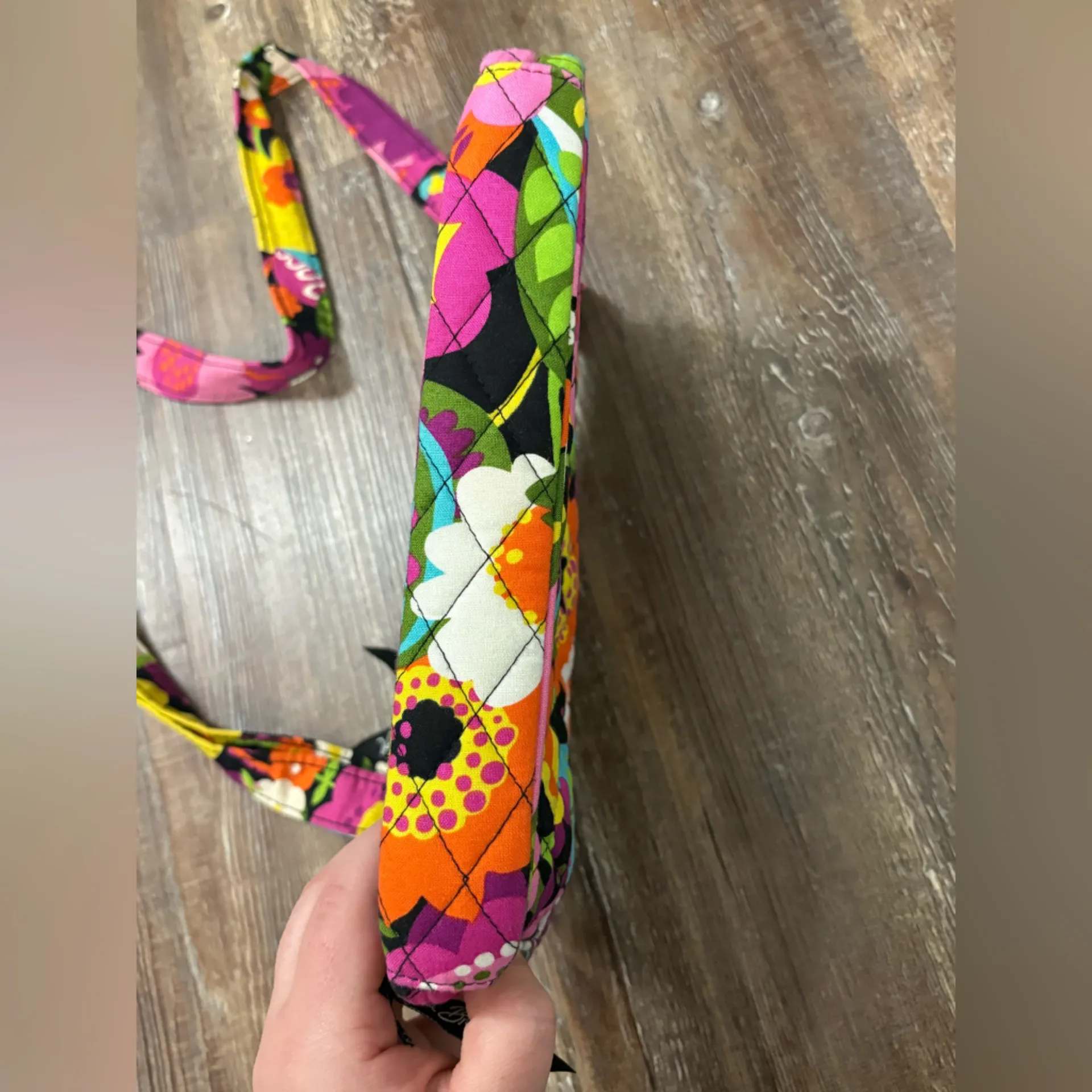 Vera Bradley Va Va Boom Colorful Floral Mini Hipster Crossbody Bag - Image 6