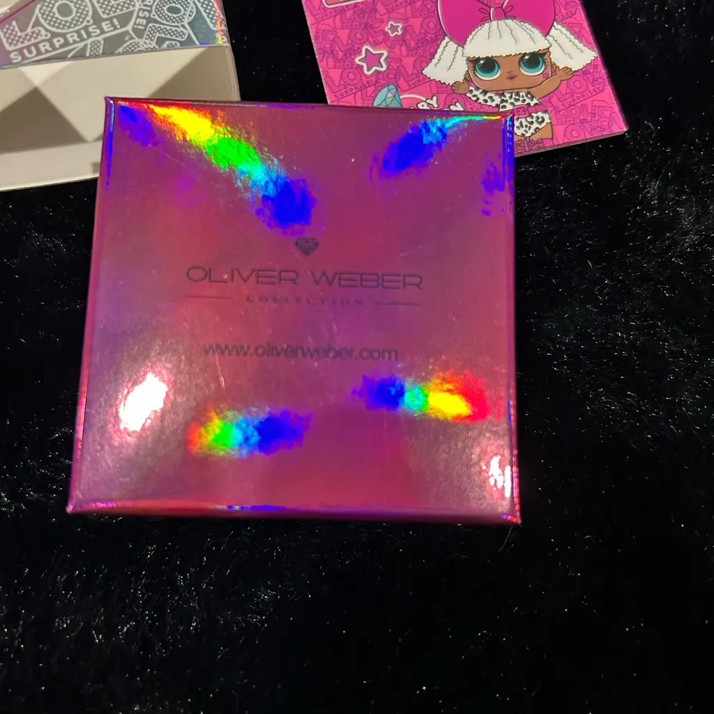 LOL Surprise Logo Charm Swarovski Crystals Oliver Weber Collection NIB Red - Image 4