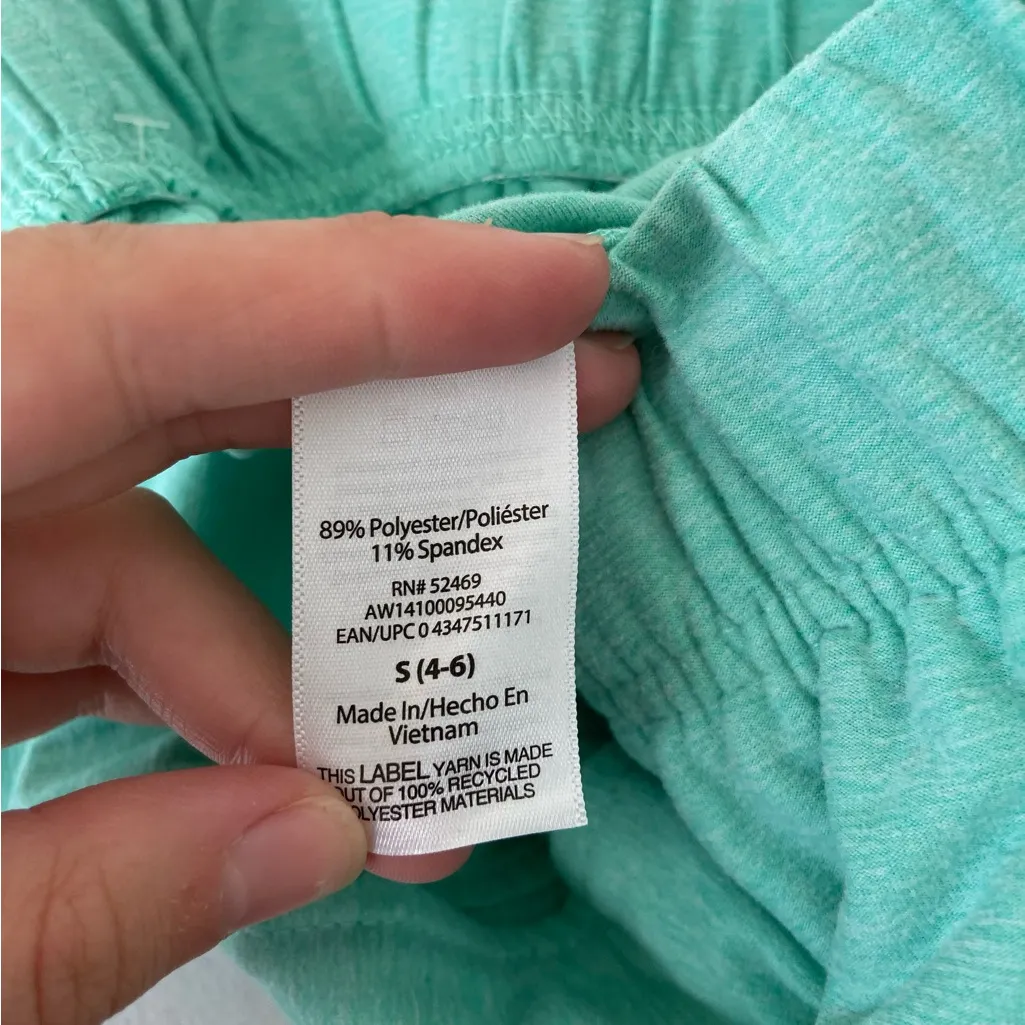 EUC‎ | Athletic Works women’s turquoise elastic waistband shorts — small - Image 6