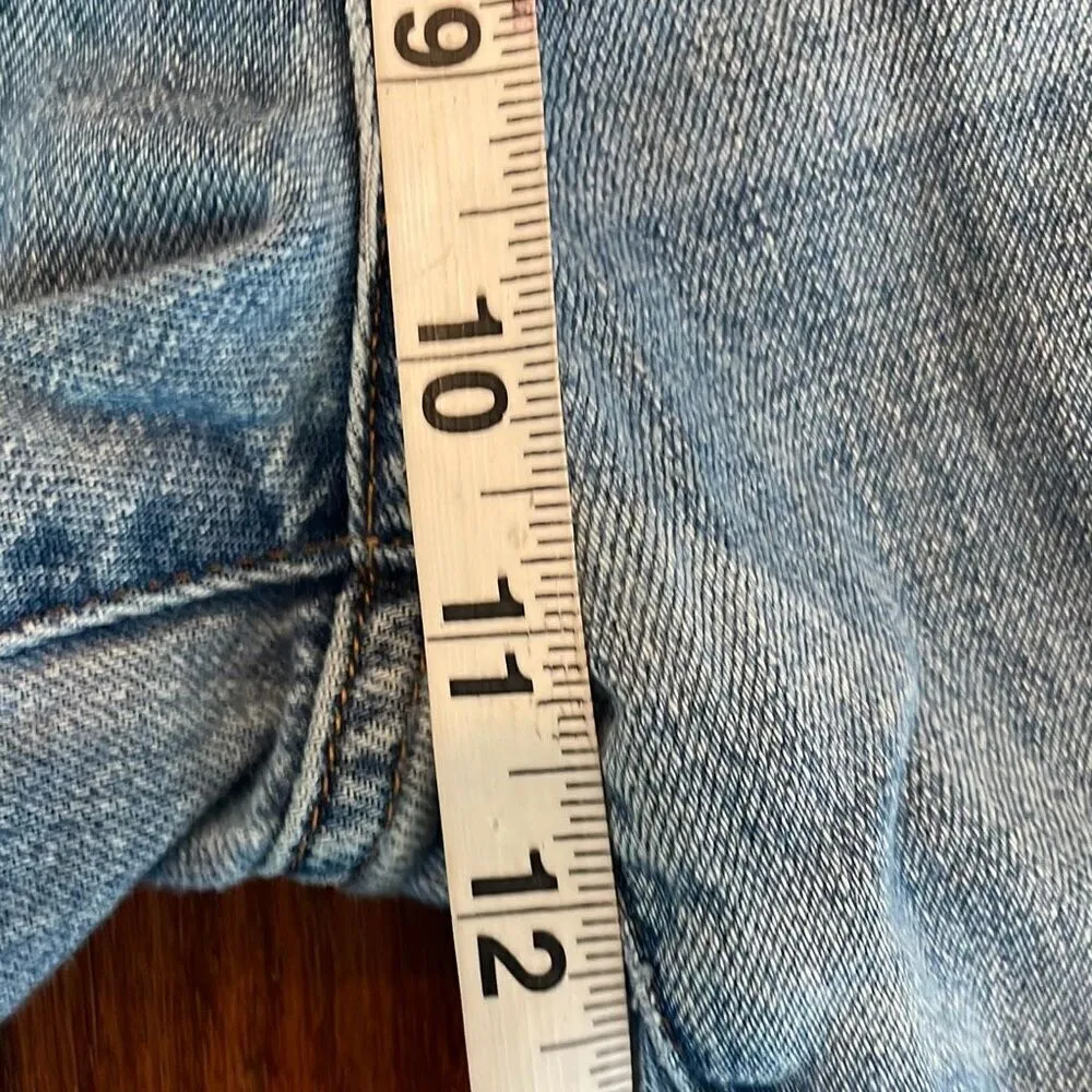 Pistola Presley high rise distressed straight legājeans 27 - Image 6