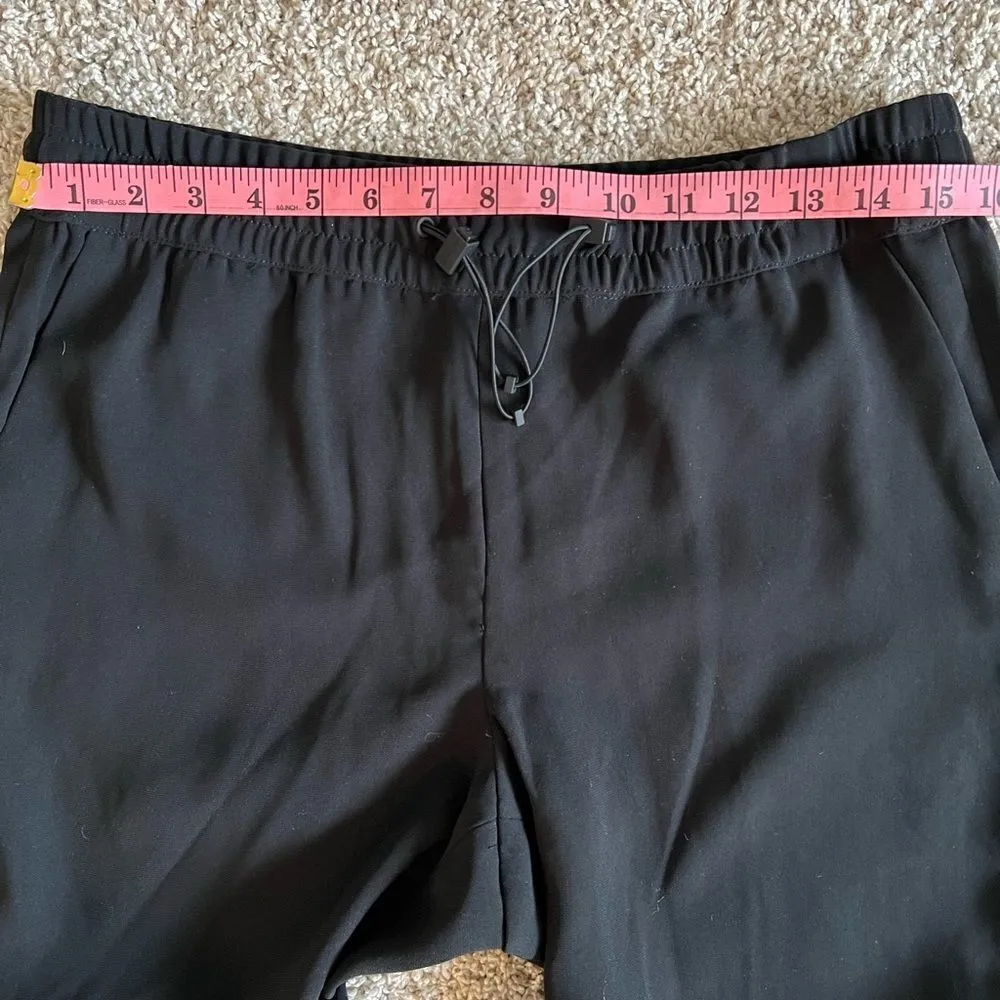 Kenneth Cole Black Ankle Zip Jogger Pants Size M - Image 7