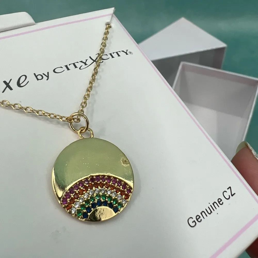 Rainbow Pendant Necklace - Image 8