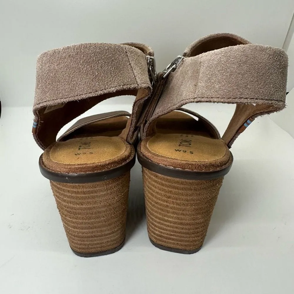 Toms Majorca Suede Block Sandals - Image 7