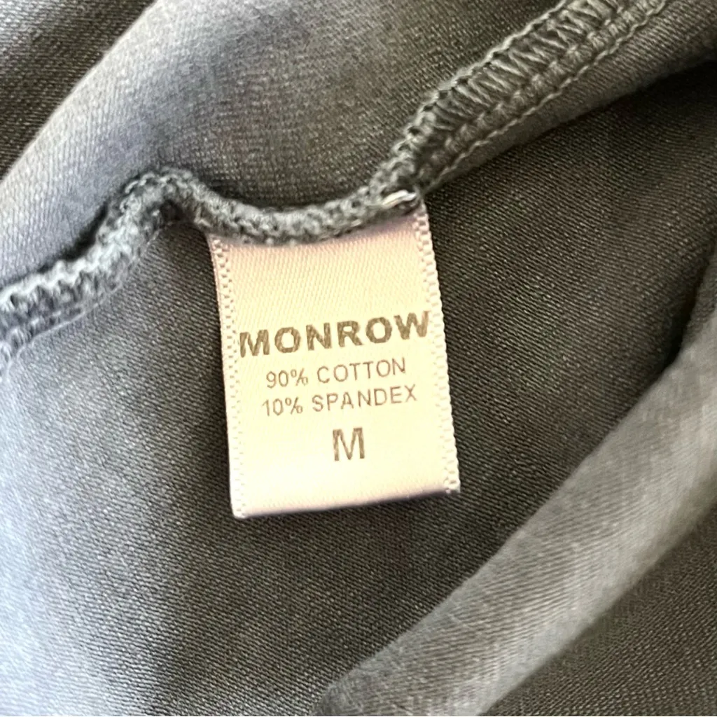 Monrow x Revolve Gray Camo Shirred Tank Midi Dress Medium - Image 10