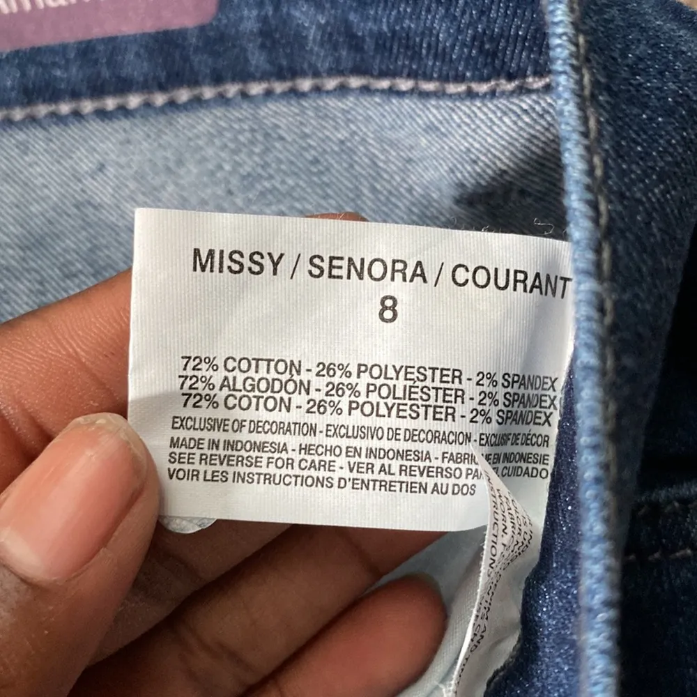 NWT Gloria Vanderbilt Amanda Classic Tapered Jeans SIZE 8 - Image 4