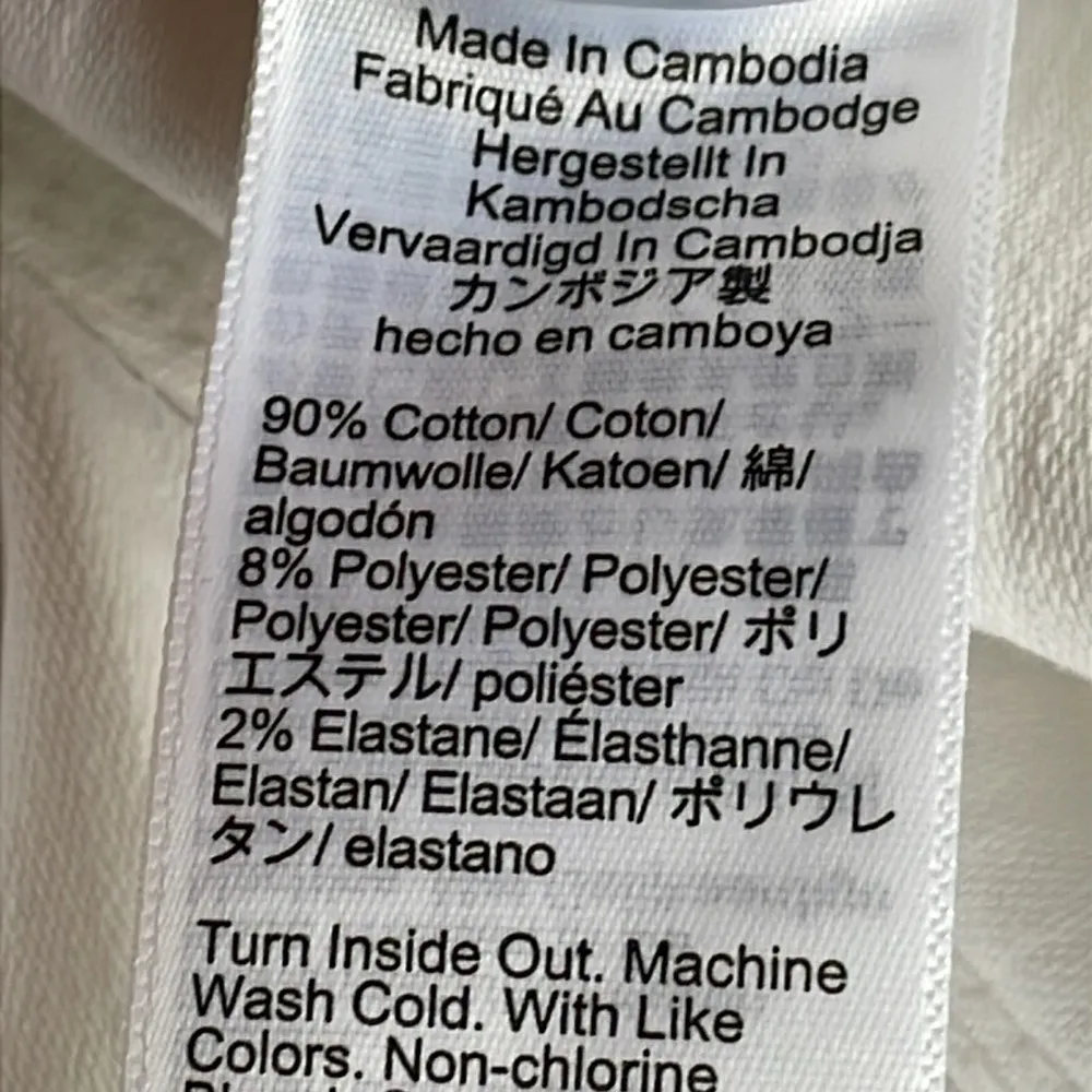 J.Crew White Denim Cutoff Overalls - Image 11