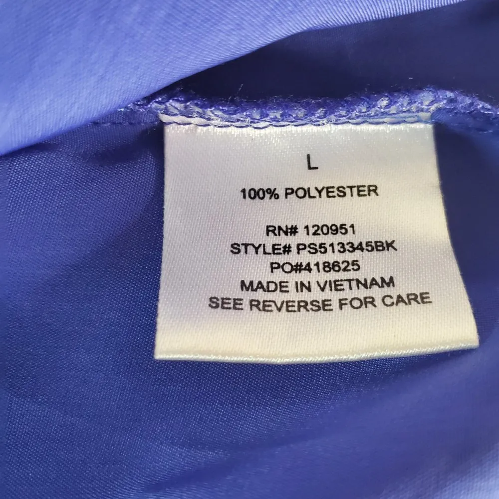 𝅺Pink Rose Large Royal blue cuffed sleeve with pockets mini dress - Image 5