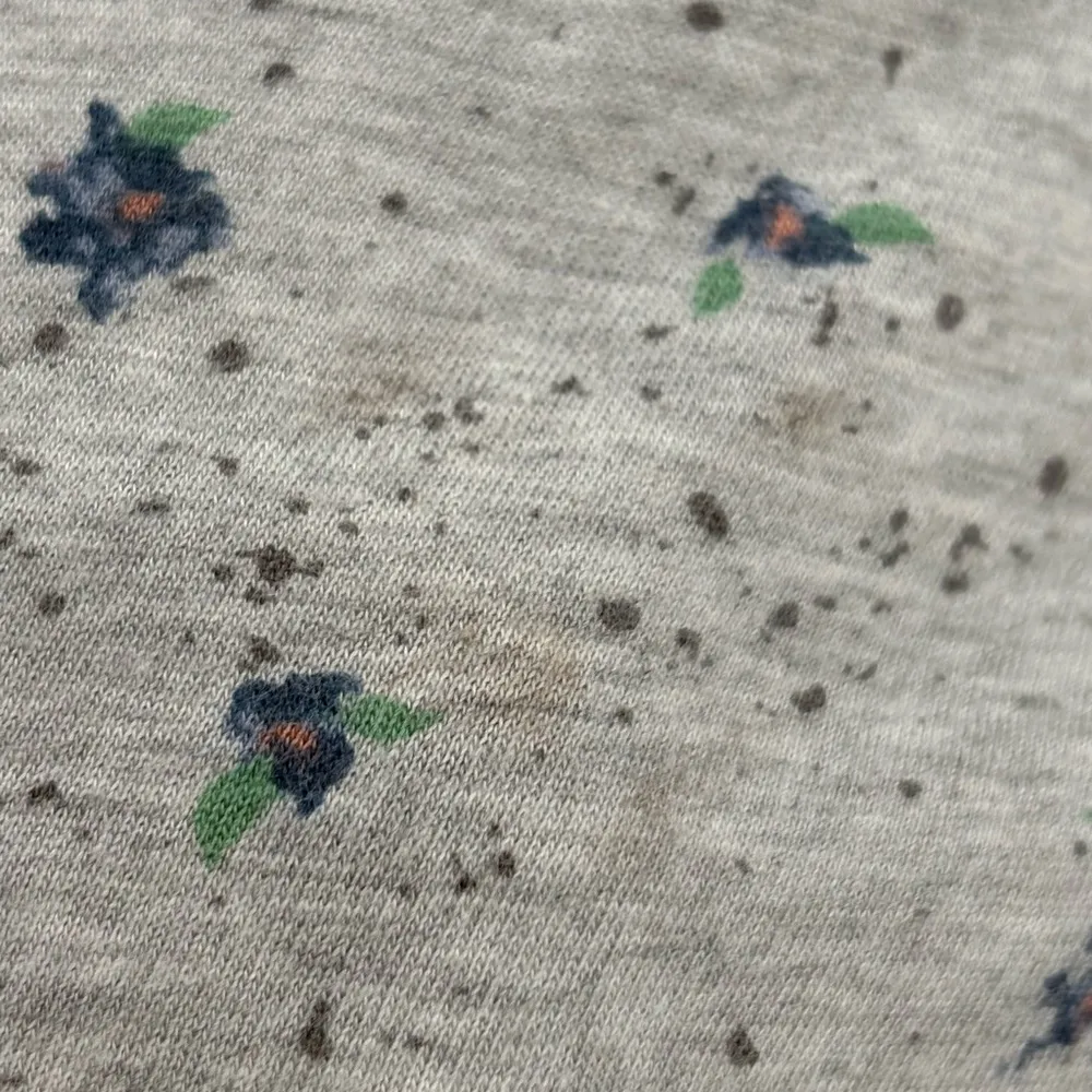 Michael stars comfy cozy casual modal cotton grey floral long sleeve sz one size - Image 11