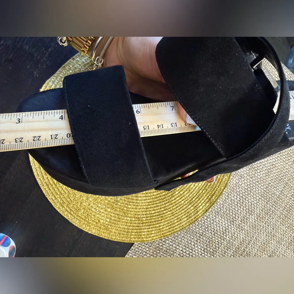 Jeffrey Campbell Black Platform Shoes Size 7.5 - Image 12