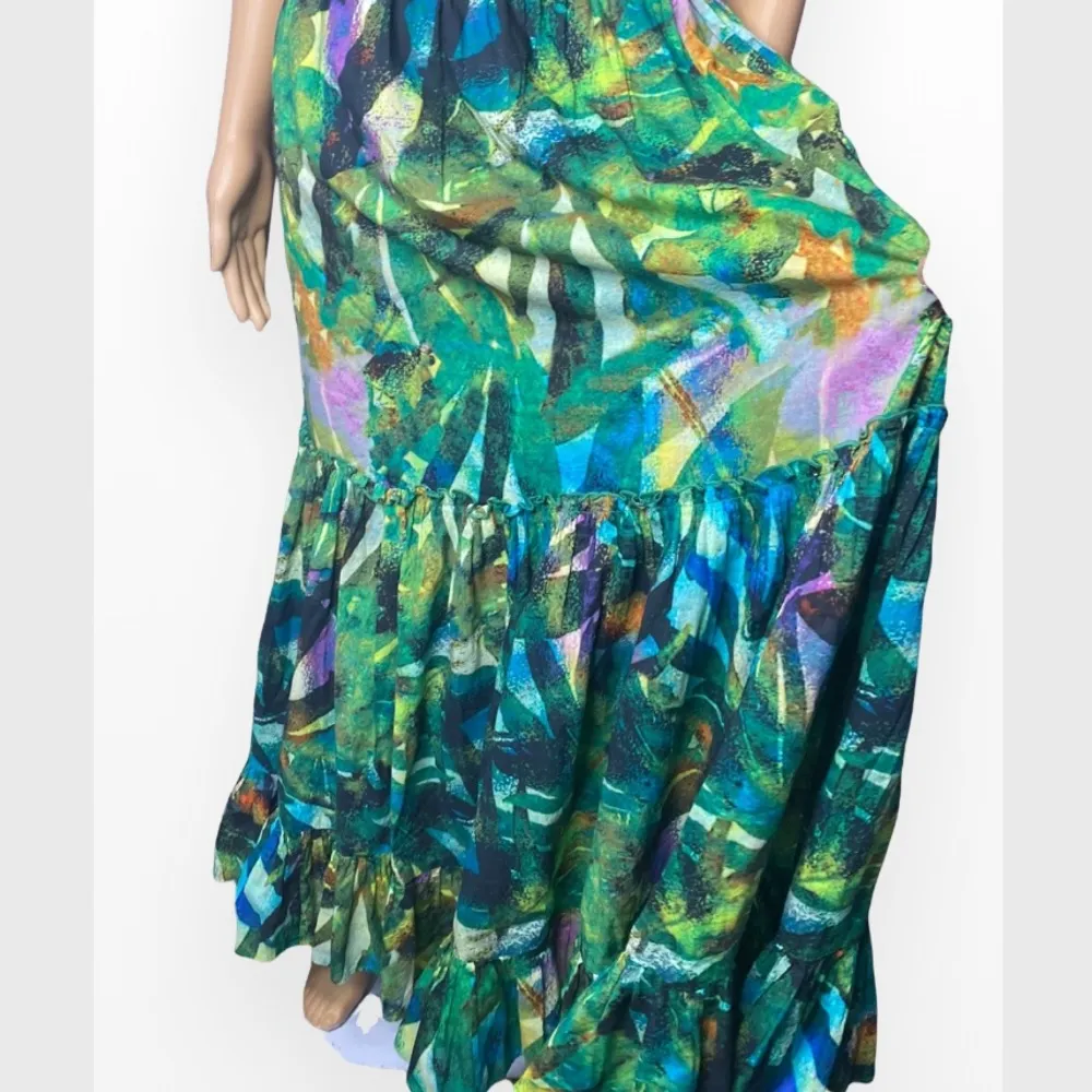Soft Surroundings Maxi Botanica Dress M” - Image 8