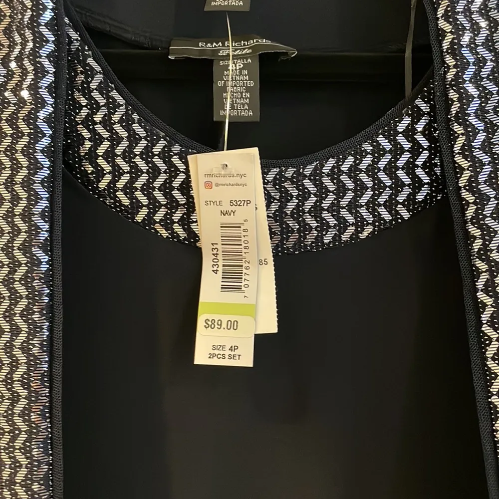 R&M Richards 2 piece dress set NWT - Image 3