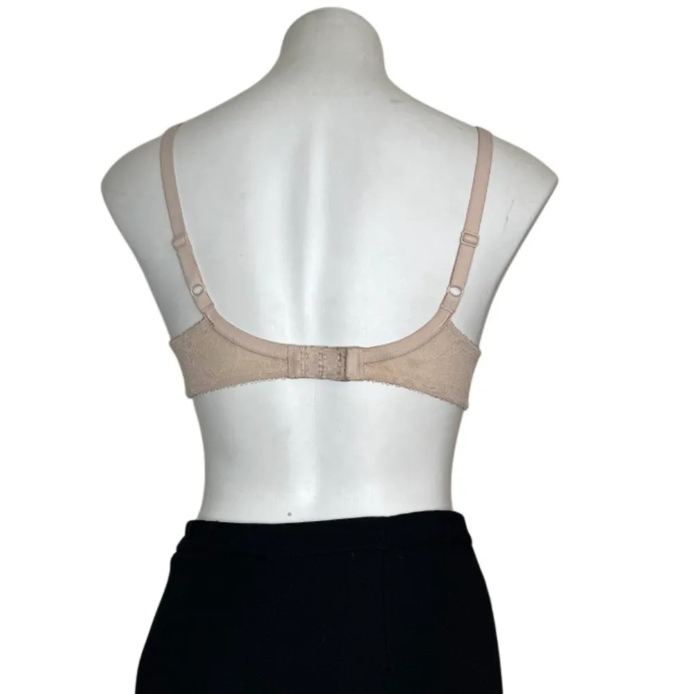 WACOAL Beige Bra Lace Overlay Lightly Padded T Shirt Bra 853201 Size 34 B - Image 2