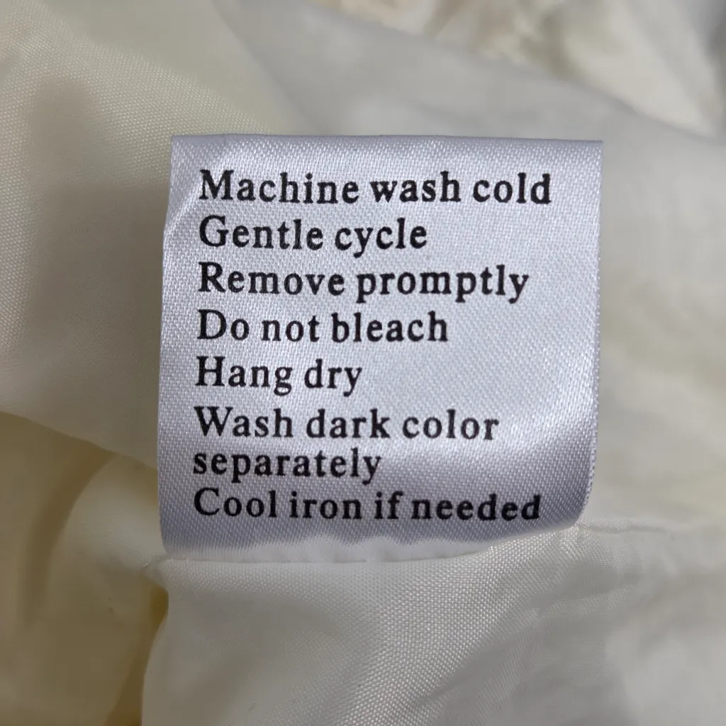 PENDLETON Vintage ZIP Up Front Cream Textured LINED JACKET Size S - Image 11