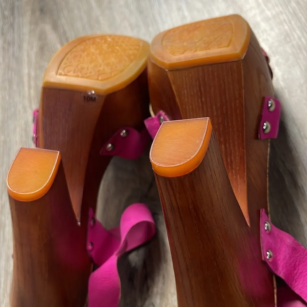 Gianni Bini  Pink Platform Sandals Size 10 Medium - Image 11