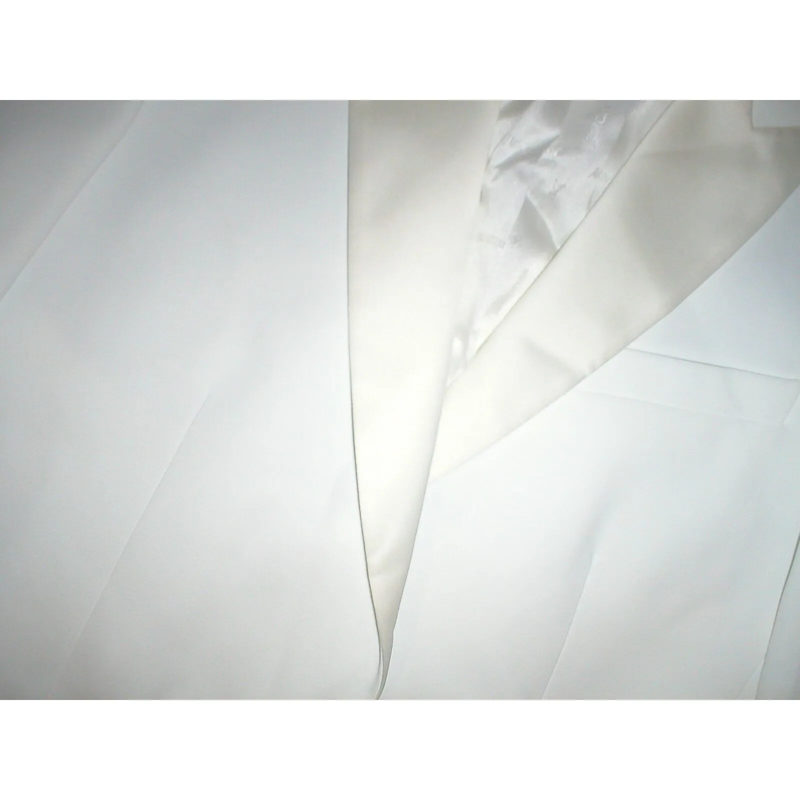 NWT New Womens 4 6 Designer Just Cavalli White Blazer Jacket 40 Italy Tuxedo - Image 4