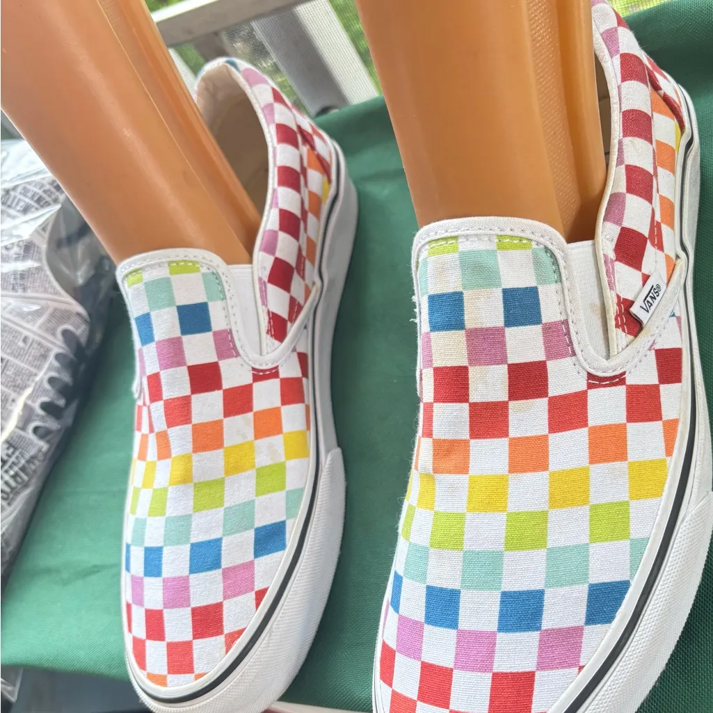 Vans Classic Slip-On Checkerboard Shoe - Image 4