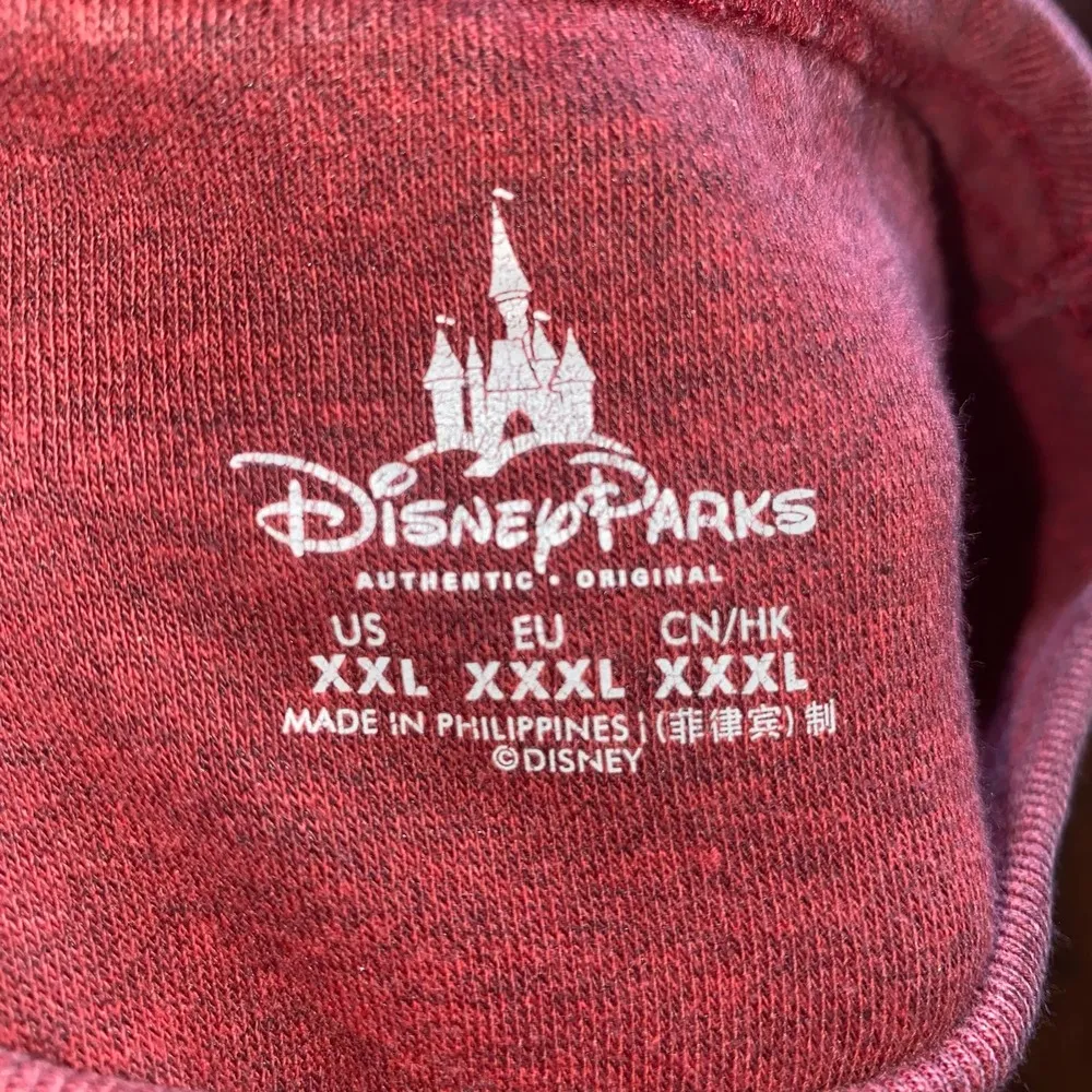 Parks Walt Disney World Red Crewneck Grumpy Pullover Sweatshirt Size XXL - Image 4