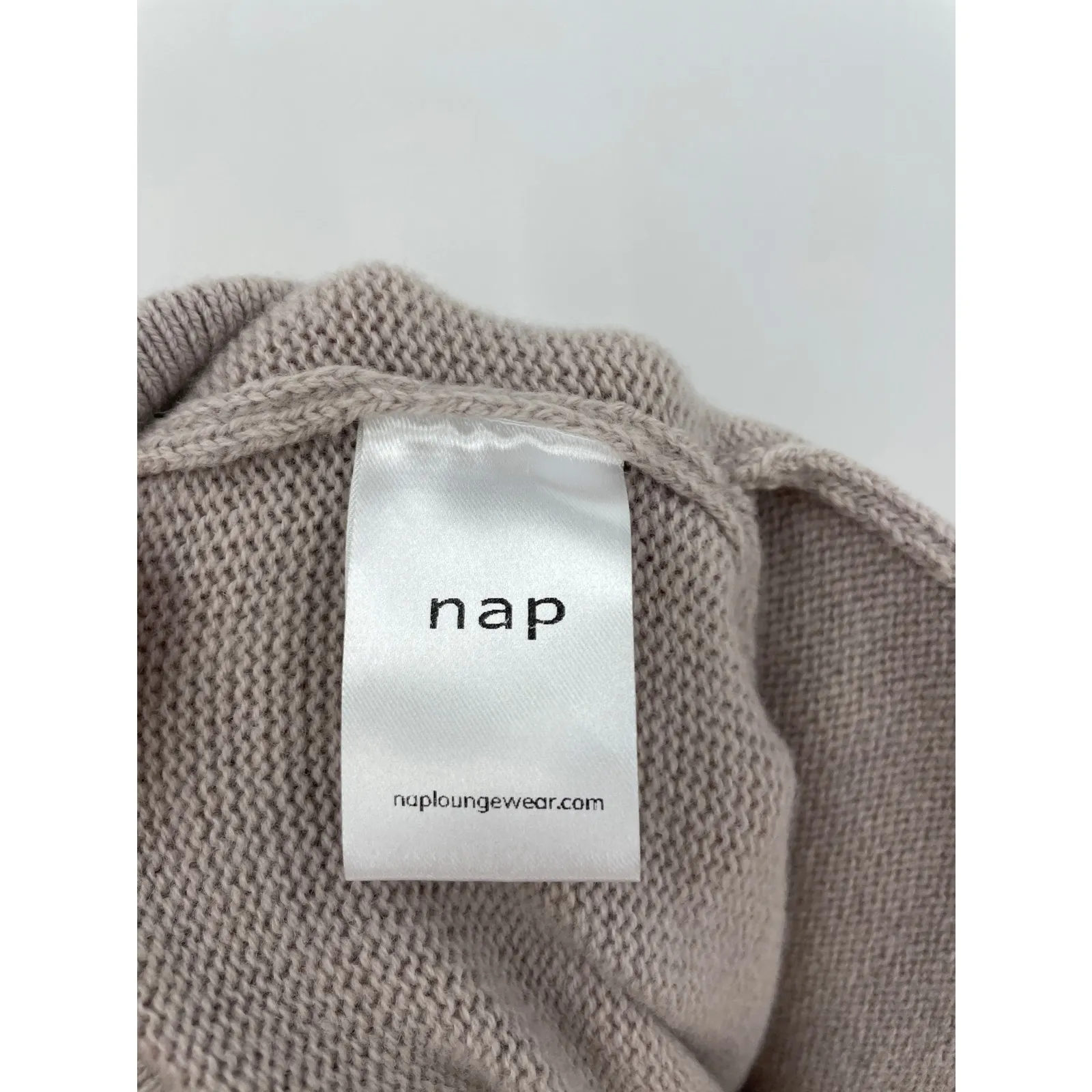 Nap Pants Womens Size OS Wool Flared Wide Leg Pink Pull On Elastic Waist Knit - Image 5