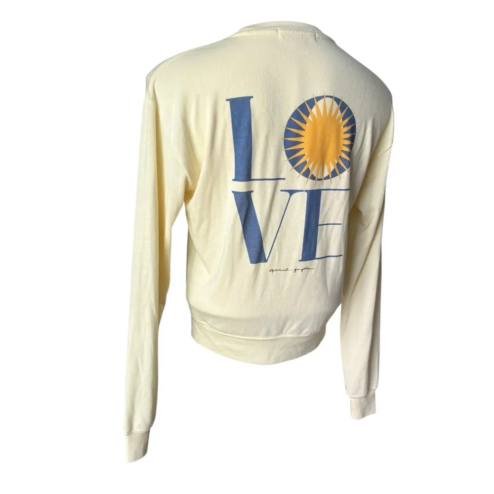 Spiritual Gangster Savasana Love Crewneck Sweatshirt Sz Small - Image 7