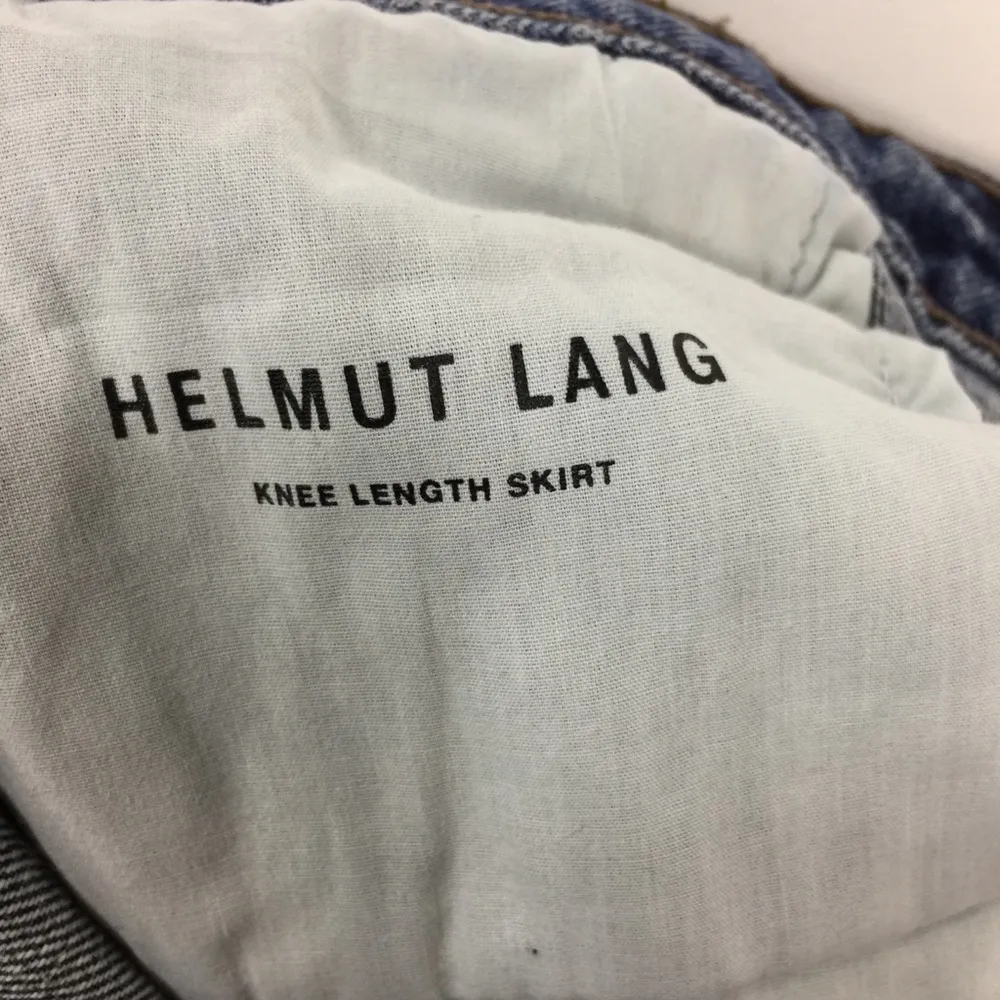 Helmut Lang Denim Skirt - Image 4