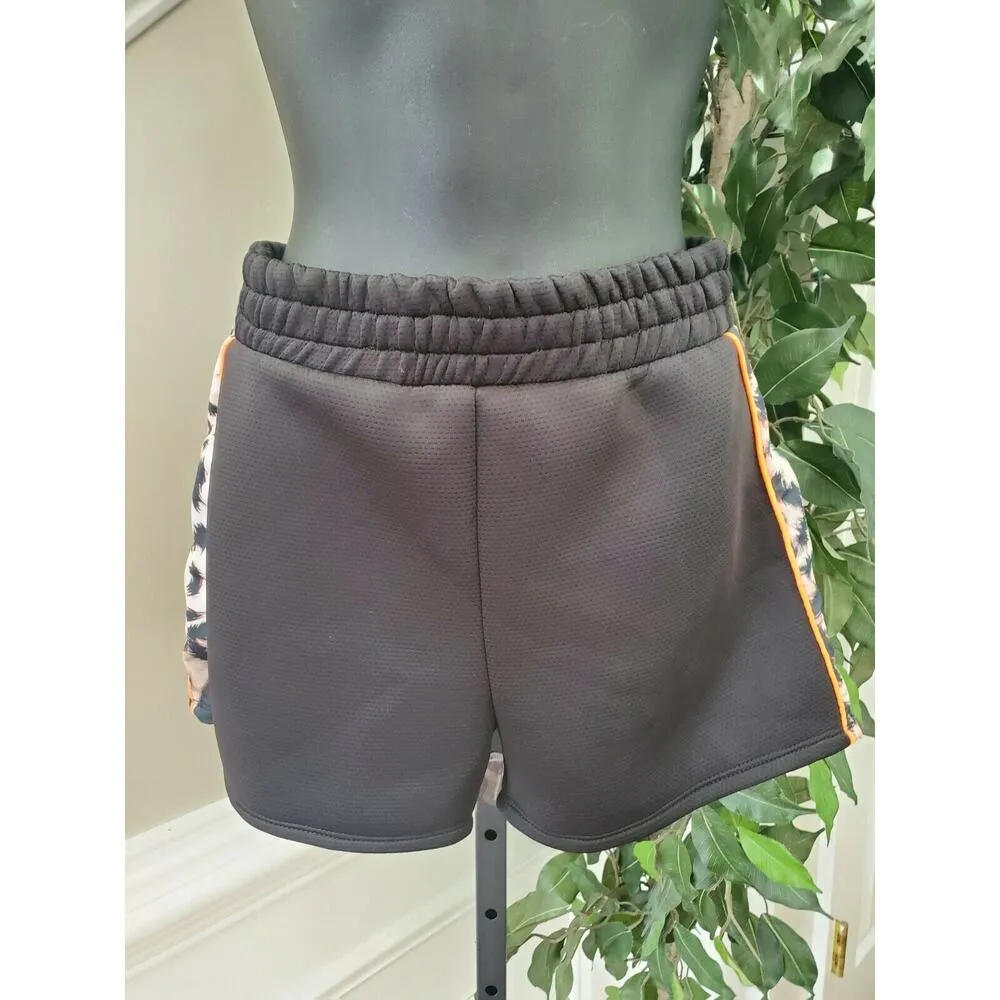 Trend Factory Women Black Polyester Long Sleeve Shirt & Short 2 Piece Set Size S - Image 5