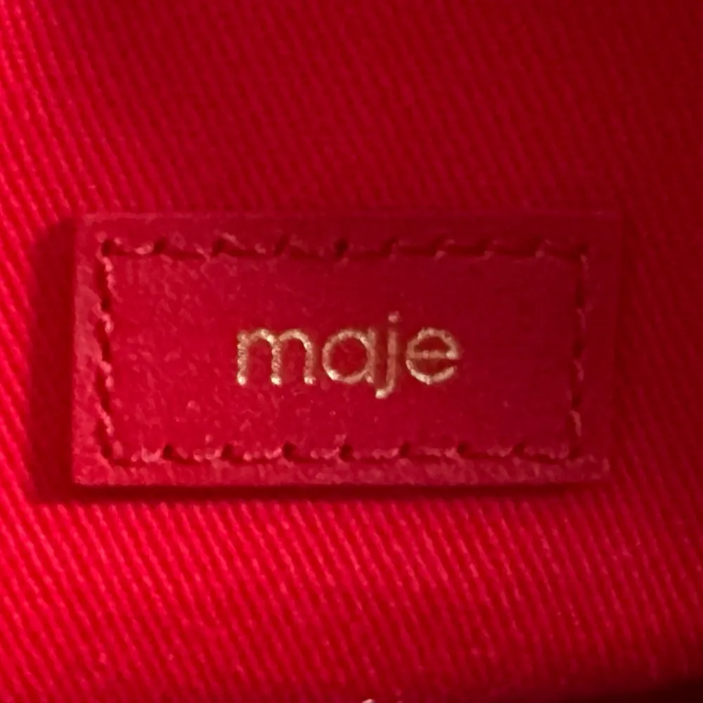 Maje Red Suede Crossbody - Image 5
