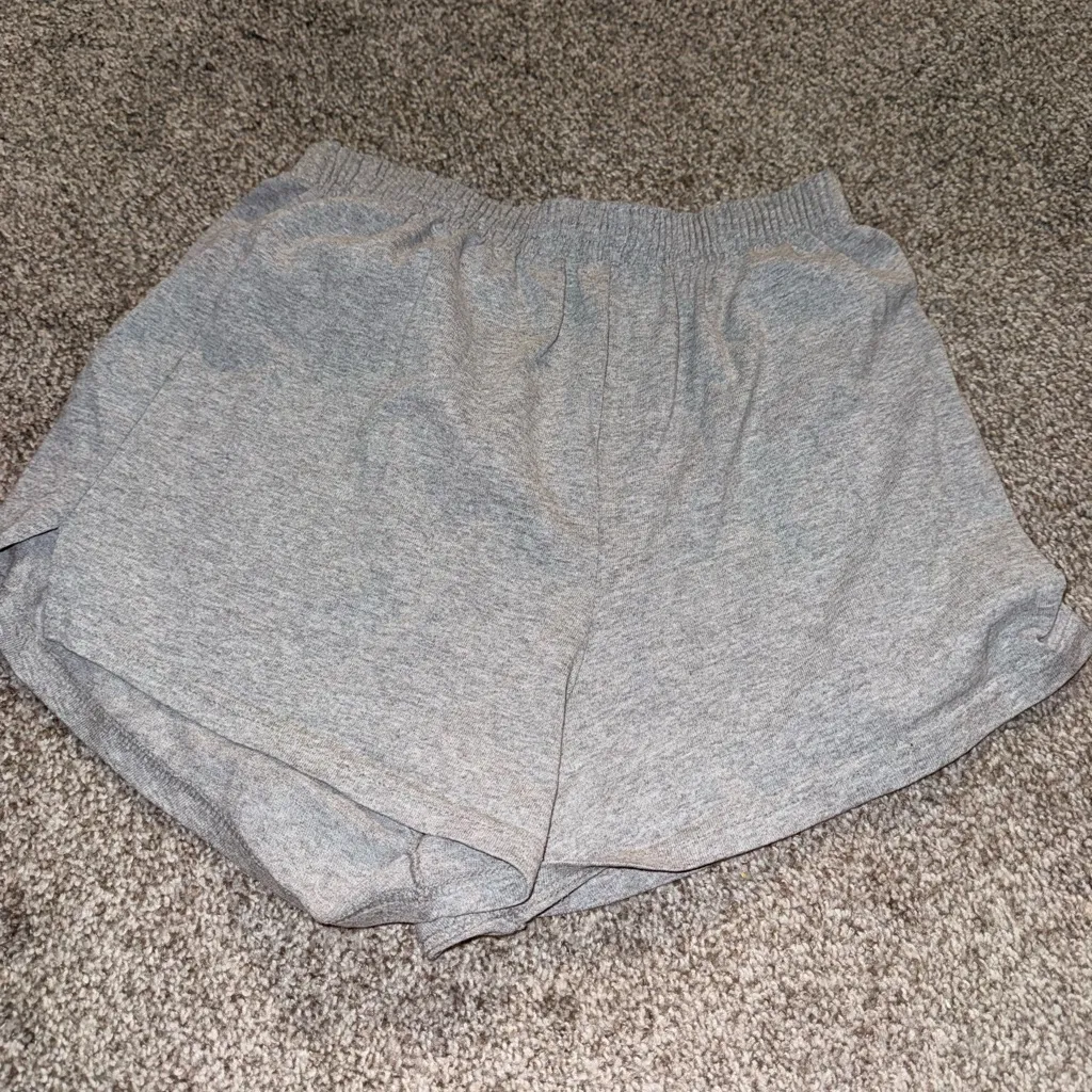 Hanes Women's Athletic Gray Shorts - Image 3