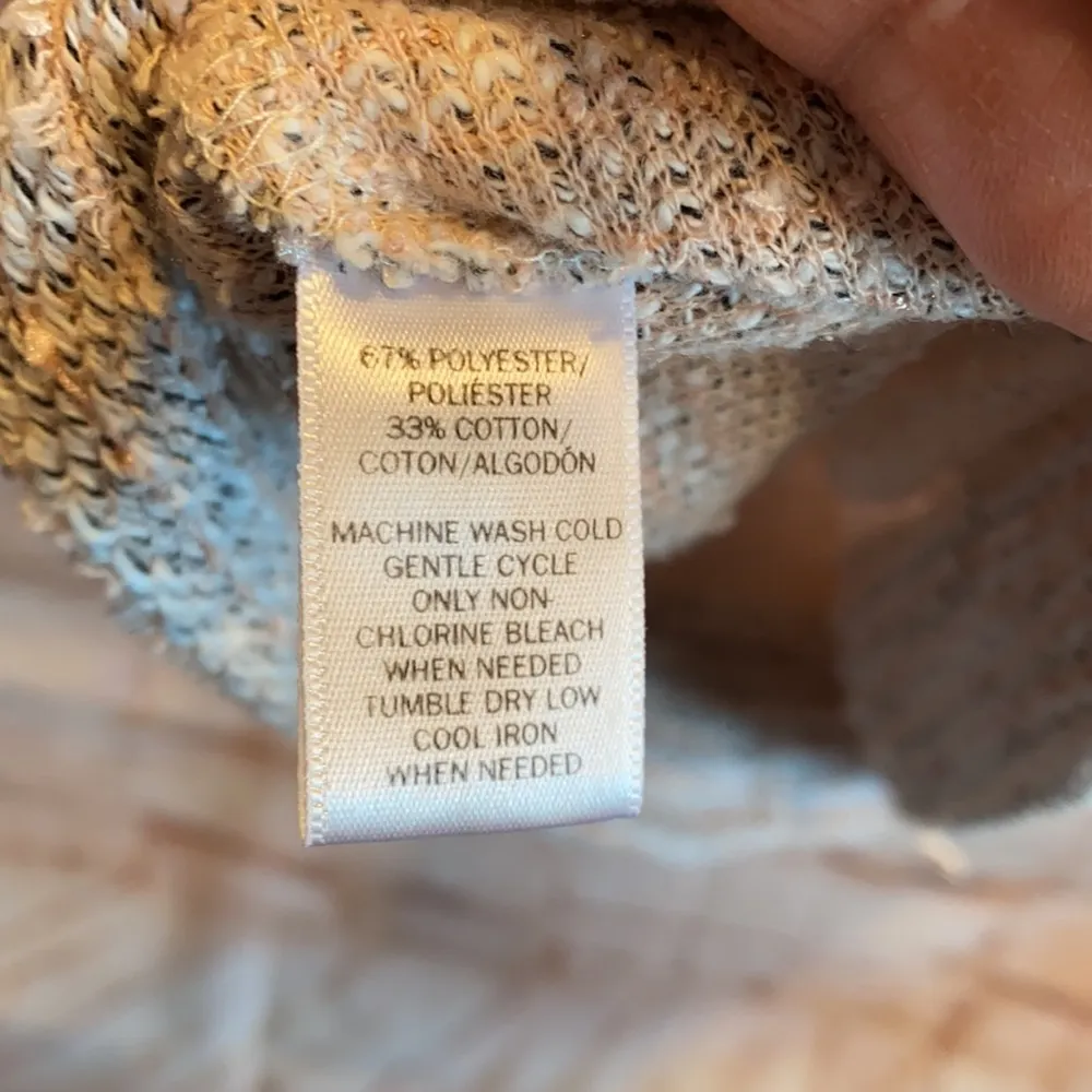 LOFT pullover sweater boucle boatneck 3/4 sleeve - Image 4