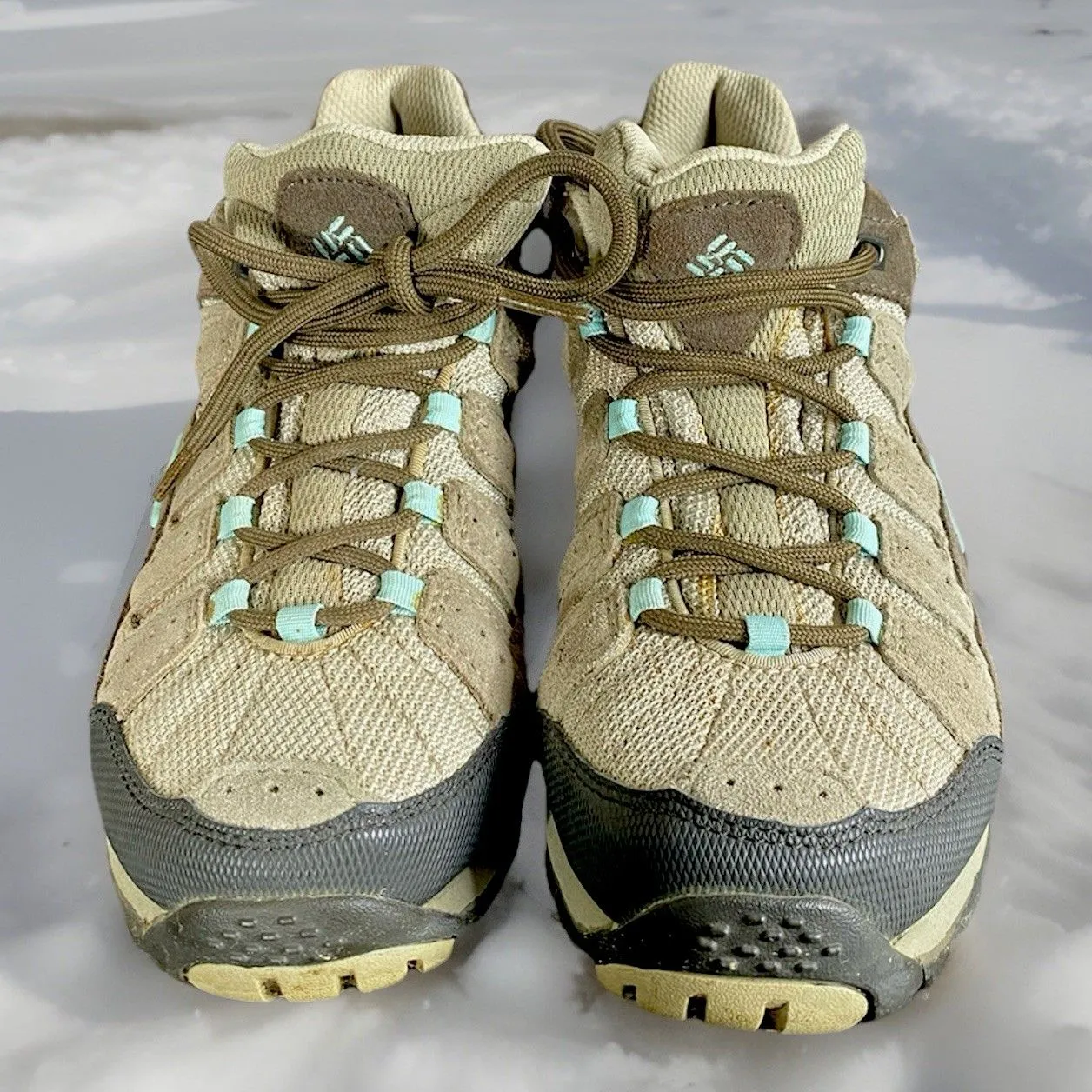 Womens Columbia Pima leather Hiking trail running shoes boots sz 8.5-bl3199-221 - Image 2