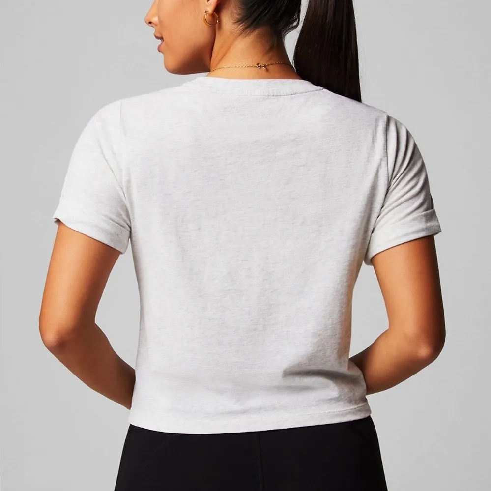 👕Fabletics 100% Cotton Front-Twist Tee ~White ~Size Medium 👕 - Image 2