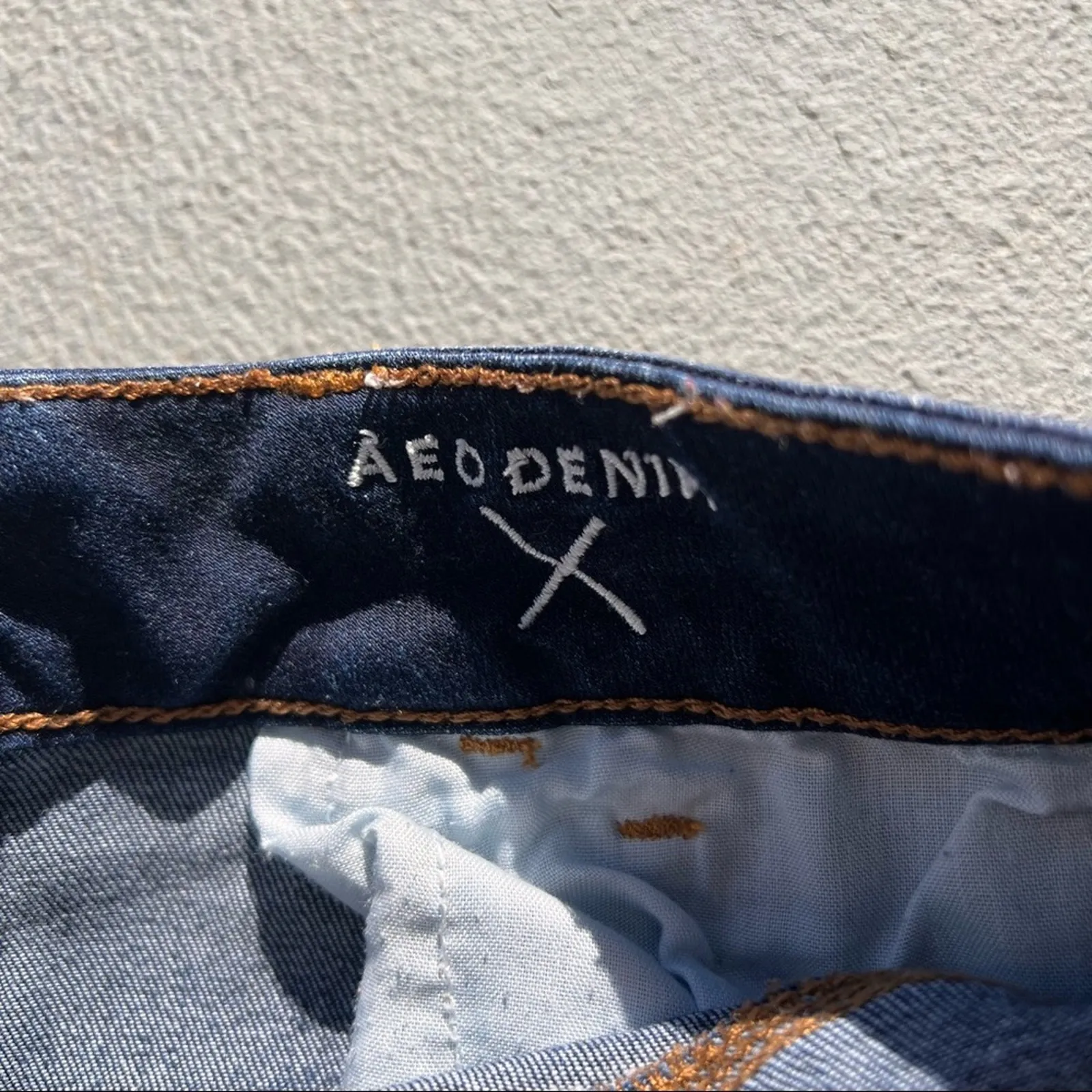 American eagle outfitters AEO super stretch hi rise Shortie jean shorts Size 00 - Image 4