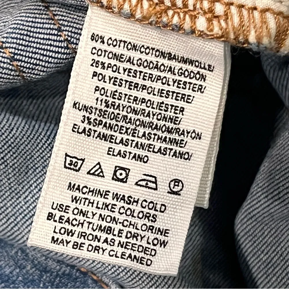 Free People Great Heights Frayed Skinny Denim Ankle Jeans size 28 - Image 11