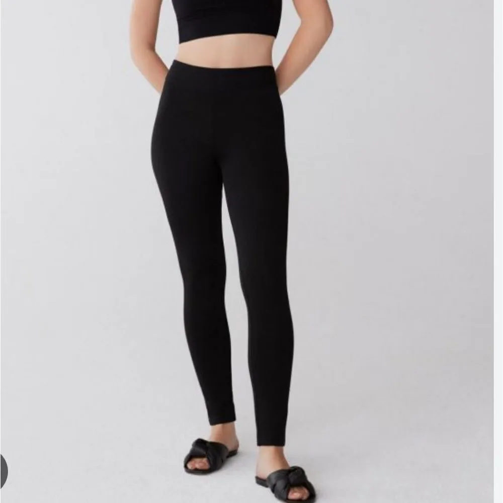 BCBG MaxAzria Black Leggings Size L - Image 6