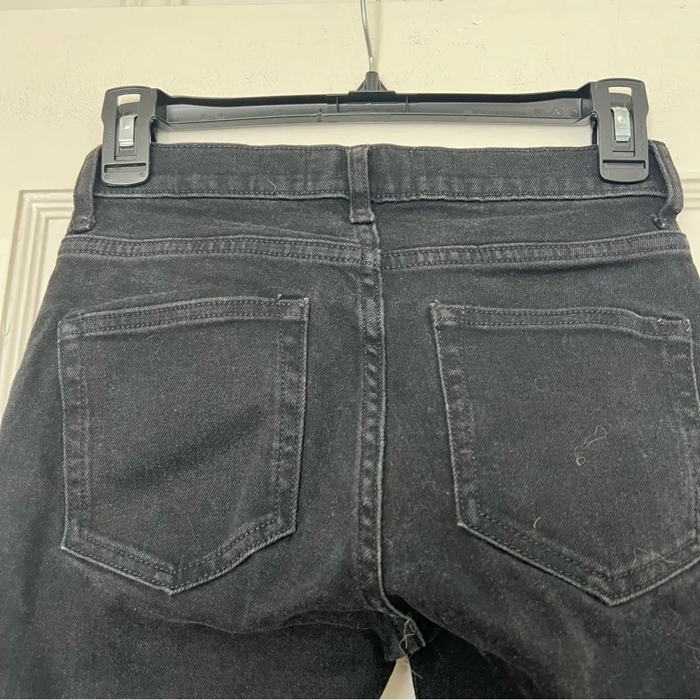 Everlane Women's Solid Black Mid Rise Skinny Stretch Ankle Jeans Size 24 EUC - Image 5