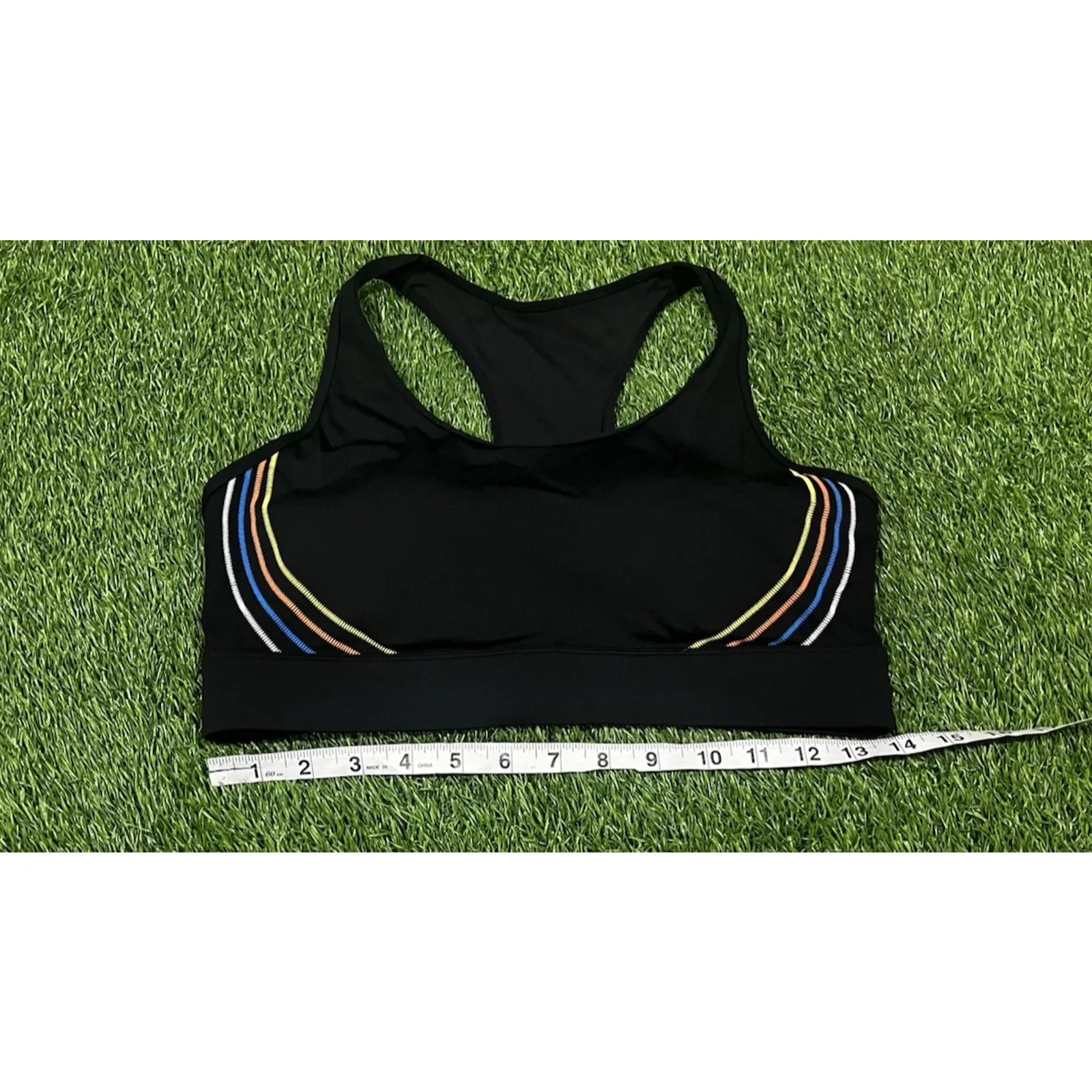 Zyia Lot Of 4 Sports BrasHigh Impact Racerback Black SZ Small - Image 4